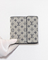 Louis Vuitton Compact Wallet, &pound;75, Accessories, Blue, Canvas, Front view